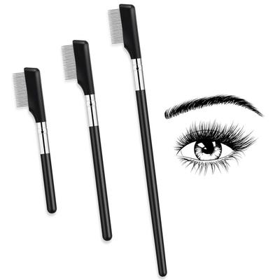 Reusable Eyelash Comb Metal Eyelash Brush New Eyelash Separator Tool  for Women