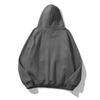 Loose Fit Men Hoodie Solid Color Pullover Sweatshirt with Front Pocket Street Wear Sports Tops