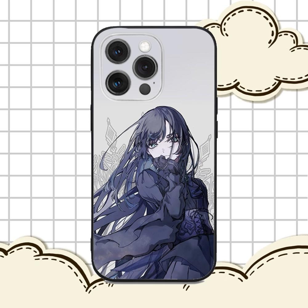 

Ado Cartoon K-Kyogen Rule Phone Case For iPhone 16e,16,15,14,13,12,11,Pro,X,XS,Max,XR,Plus,Mini Soft Black Cover iPhone16promax
