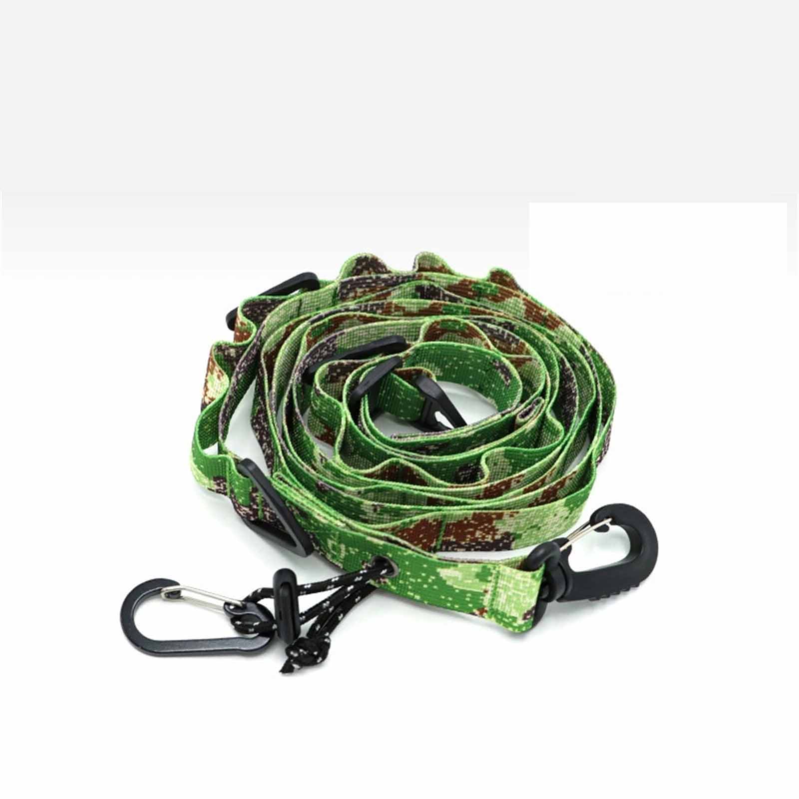 

26-Hole Hanging Rope, Outdoor Clothes Drying Line for Camping & Travel, Multi-Functional - Fixed Rope, Storage Hanging Organizer One Size