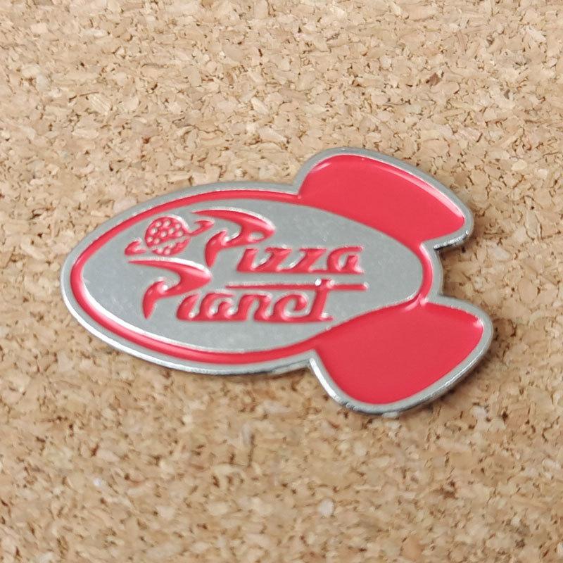 Pizza Rocket Symbol Enamel Pin Anime Figures Brooches Bag Lapel Pin Badges on Backpack Decorative Jewelry Gift