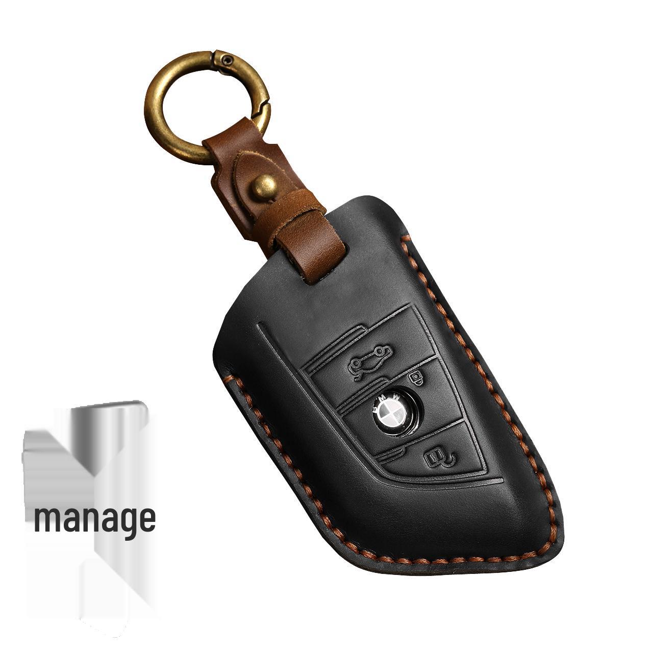 

BMW Key Case: Stylish Shell & Buckle for Series 1, 3, 5, 7, X1-X7 Models