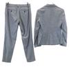Demi-Luxe BEAMS Wool Blend Pants Suit Setup 38/40 Gray Women Used