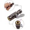 Heavy Duty Air Chuck Leak-Proof & Temperature Resistant Tire Inflator Gauge Attachment for Truck RV SUV Car Auto Air Compressor