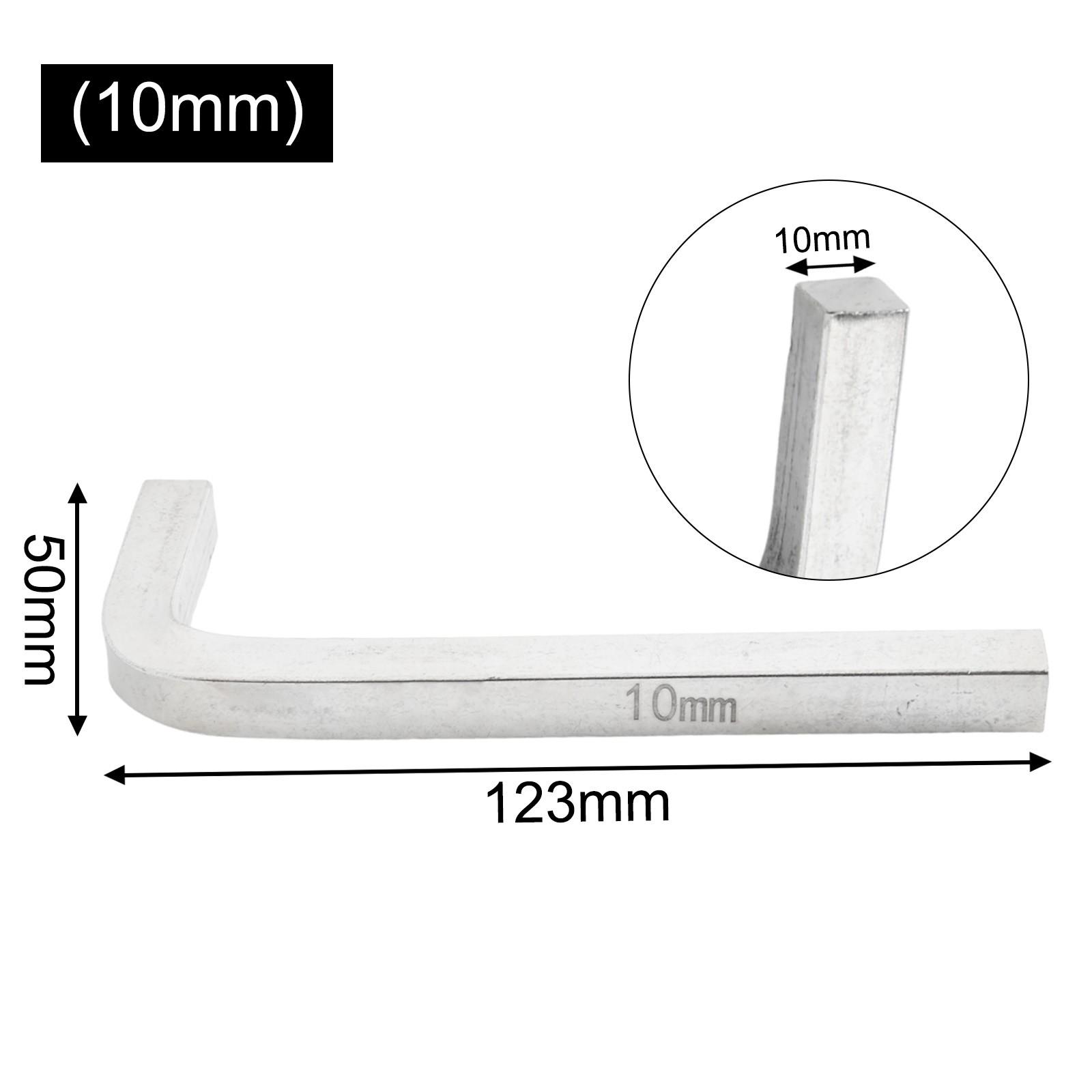 

Квадратный ключ L-образной формы 4-точечный из хром-ванадиевой стали квадратная головка 10mm