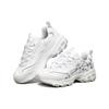 Skechers DLites 1.0 Cuir Floral Sport Confort Basse Top Lifestyle Chaussures Baskets Femme Blanc 149239-WLV