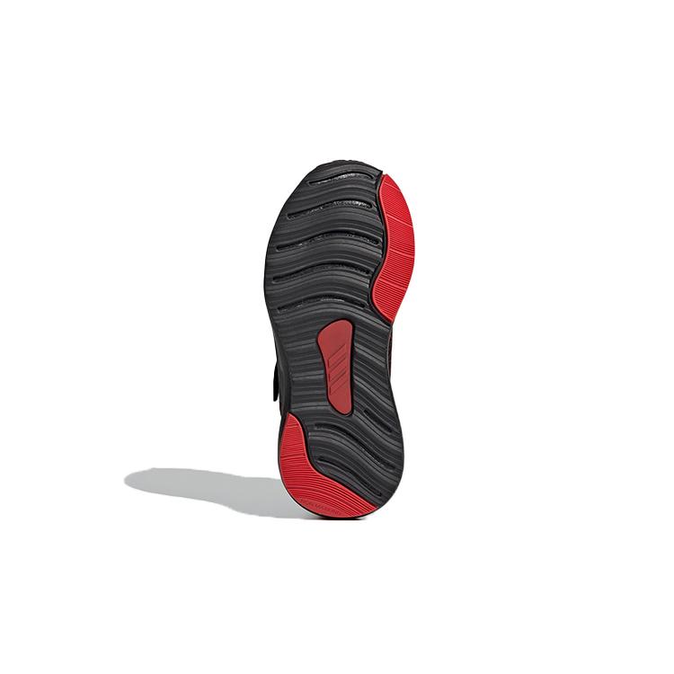 MARVEL X Adidas Fortarun Spider Man K Abrasion Resistant Breathable Low Top Kids' Running Shoes Black Red Kids' FY1382