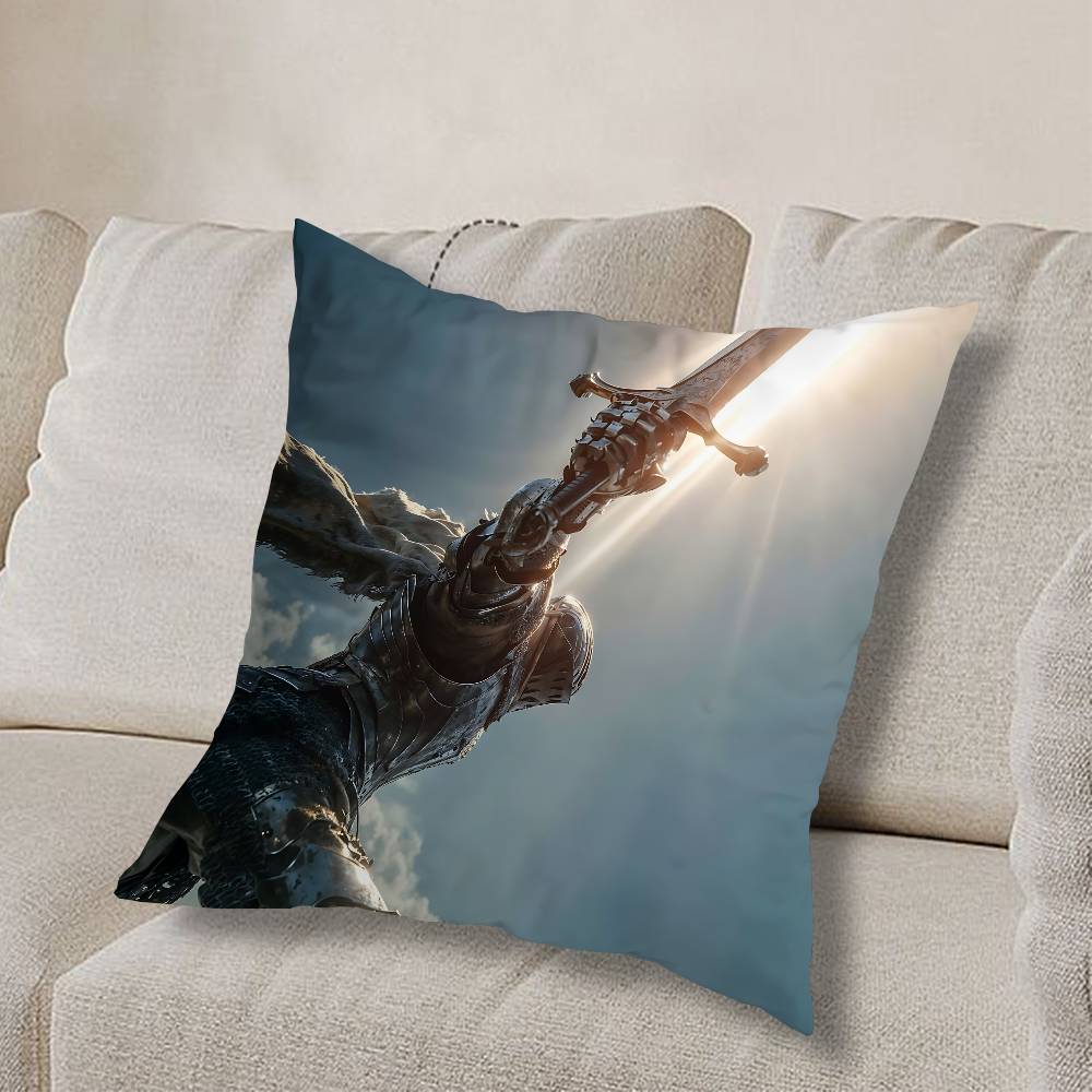 fully armed Medieval Knight Pillow Case Pillow Case Living Room Sofa Cushion Cover Suitable For Home Bedroom Room Decoration