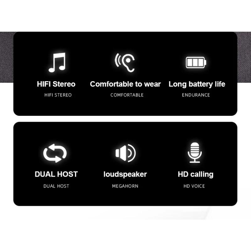 Lenovo LP80 Pro Wireless Headphone Bluetooth 5.3 TWS Earphones Hifi Stereo Noise Reduction Gaming Sport Earbuds with Mic Headset