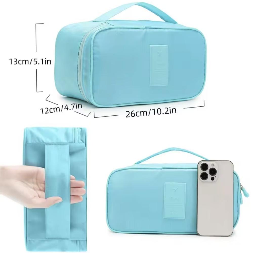 Women's Storage Bag for Underwear Clothes Lingerie Cosmetic Pouch Suitcase Case Underwear Tote Bra Case Bra Organizer