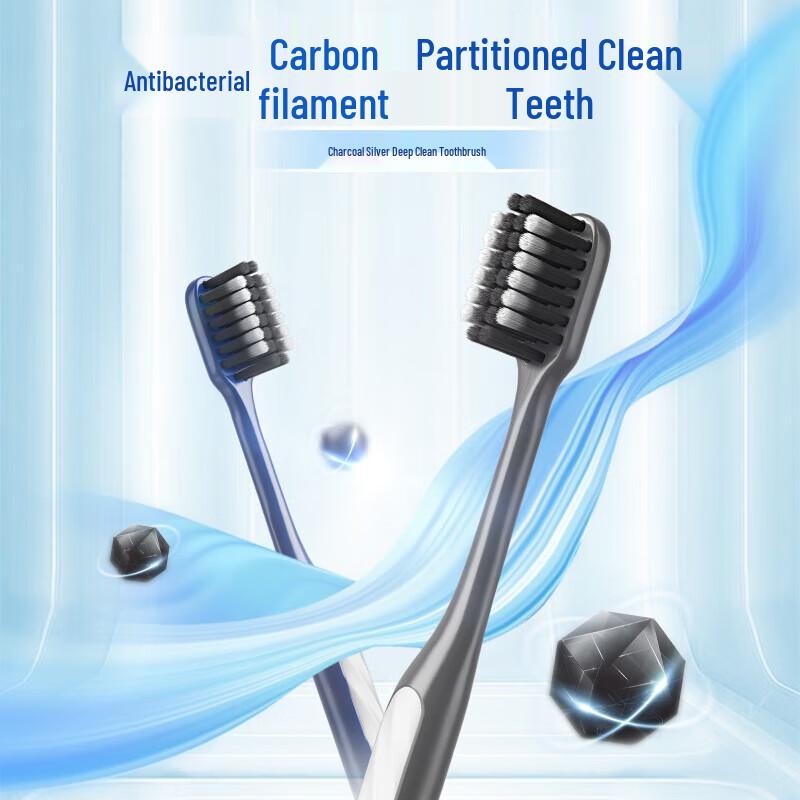 

Leng Suan Ling Carbon Silver Deep Clean Soft Toothbrush 6-Pack