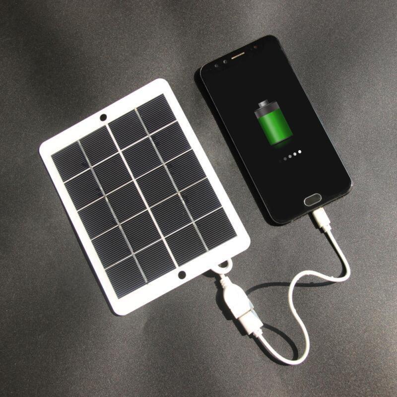 

5 В поликремниевая солнечная панель, солнечное зарядное устройство для путешествий на открытом воздухе, USB солнечная панель, аккумулятор для телефона, аккумулятор для кемпинга, пешего туризма
