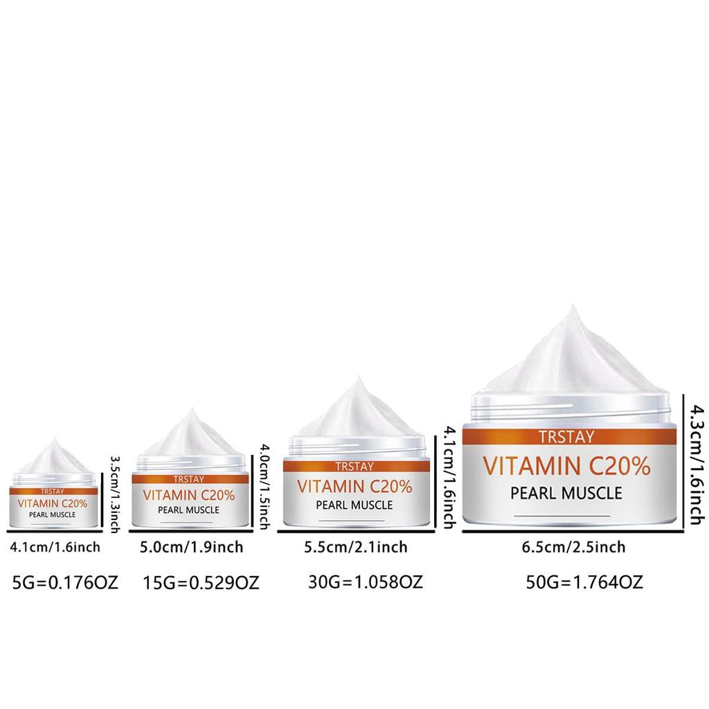 Face face cream, containing vitamin C, antioxidant. Anti aging, brightening and whitening, moisturizing essence cream