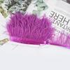 8-10Cm Ostrich Feather Wedding Dress Diy Performance Clothing Accessories Feather Tassel Including Webbing