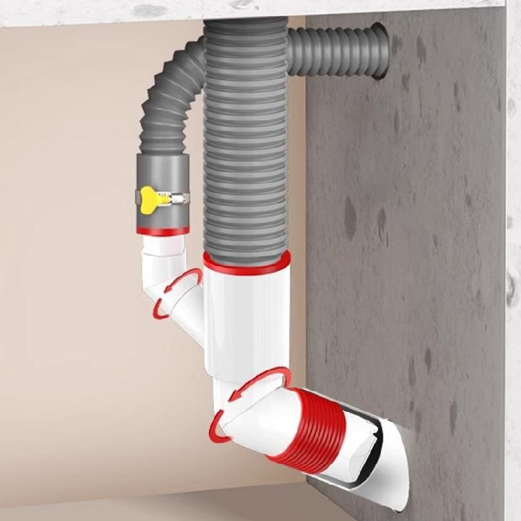 Long Time Use Odor Proof Rotating Drain Plumbing Connectors Bathroom Accessory Kitchen Supplies for Household Use