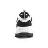Skechers I-Conik Oreo Mesh Leather Fabric Comfortable Versatile Low-Top Lifestyle Casual Shoes Men Sneaker White Black 8790161-WBK