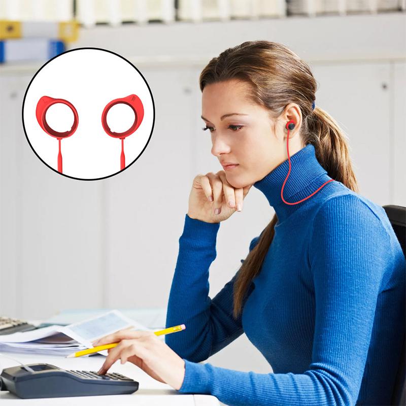 Pasek zapobiegający zgubieniu do słuchawek Samsung Galaxy Buds Fe Pasek do słuchawek Uchwyt na słuchawki Lina Kabel Zestaw słuchawkowy Silikonowy Sznurek na szyję Smycz