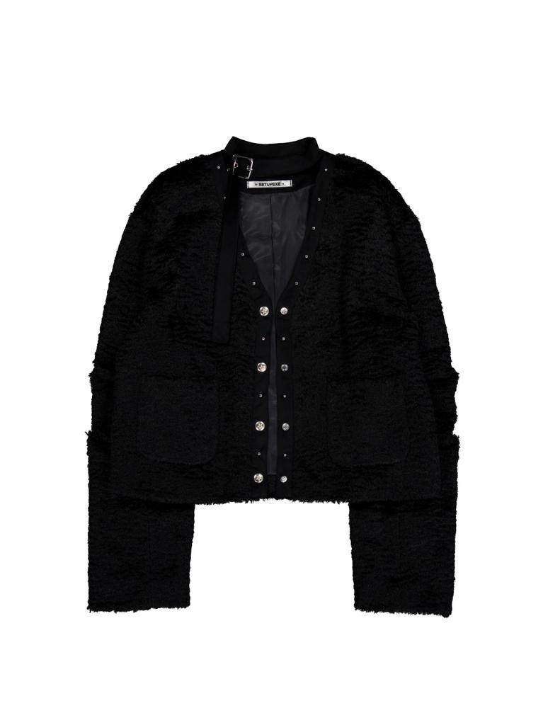Setup-Exe Short Choker Jacket / Black