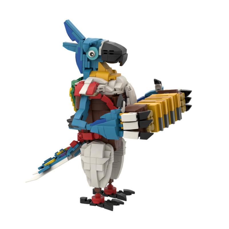 Small Particle Building Blocks MOC Birdman Accordion Legend Of Zelda Breath Of The Wild Model Set Toy