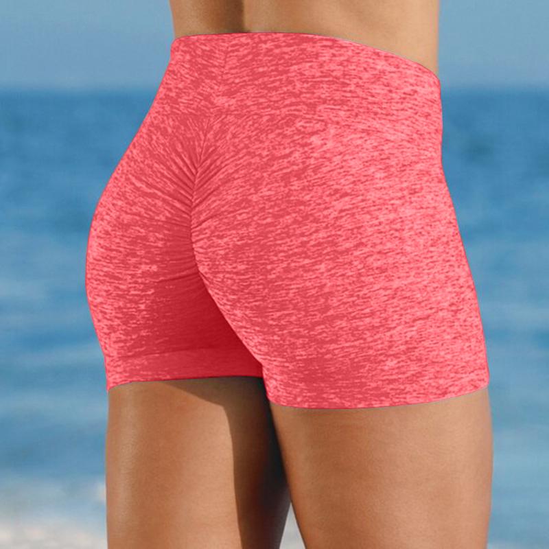 Donna Moda bambalo scrunch pantaloncini a vita alta Traspirante Yoga Shorts  Push Up Gym Short Workout Elastico Pantaloni a vita alta acquista in modo  economico — spedizione gratuita, recensioni reali con foto —