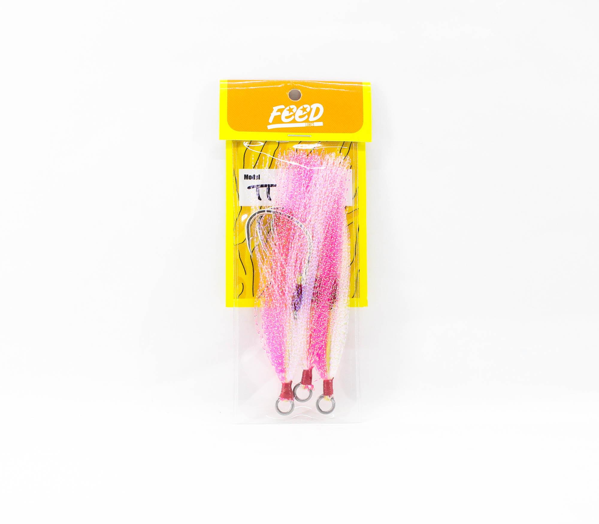 

Feed Lures Assist Hook Mack TT Single Size 3/0 Розовый Белый (2114)