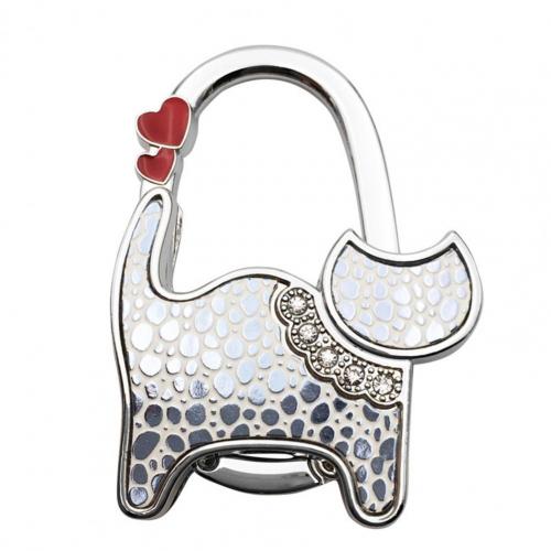 Durable Handbag Hanger Cats Shaped Bag Hanger Folding Non-slip Saving Space Table Purse Rack