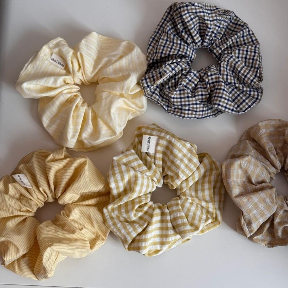 Multi Size Elastic Hair Ties Minimalist Pattern Hair Rope Sweet Ponytail Hair Scrunchies Women