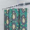 Cute Animal Shower Curtain Woodland Forest Wildlife Bathroom Decor Nature Backdrop Washable Waterproof Fabric