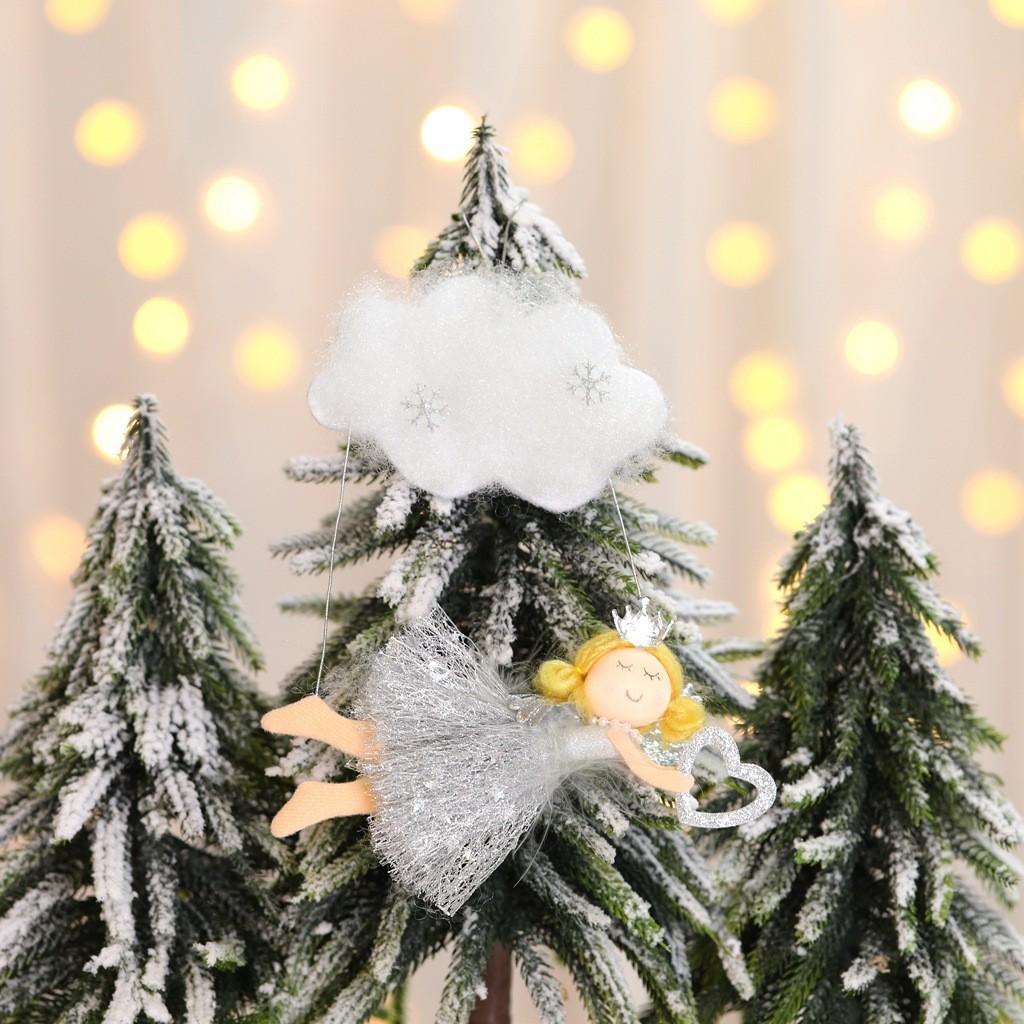 Christmas Tree Feather Star & Angel Decor Pendant