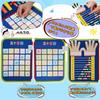 Bacolos Busy Board Montessori Toy for Toddlers 1 2 3 4 5 6 Years Old Educational Toy Boys Girls Toys Dressing Practice Finger Tip Training Arithmetic