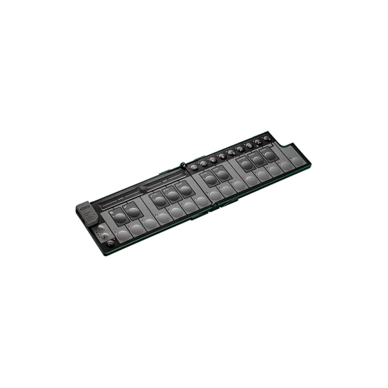 KORG nanoKEY Fold 25-Key MIDI Keyboard, Compact, Controller, DTM, USB, Pass-Powered, Includes Plug-ins, Alpine Green, NANOKEY-FD AG