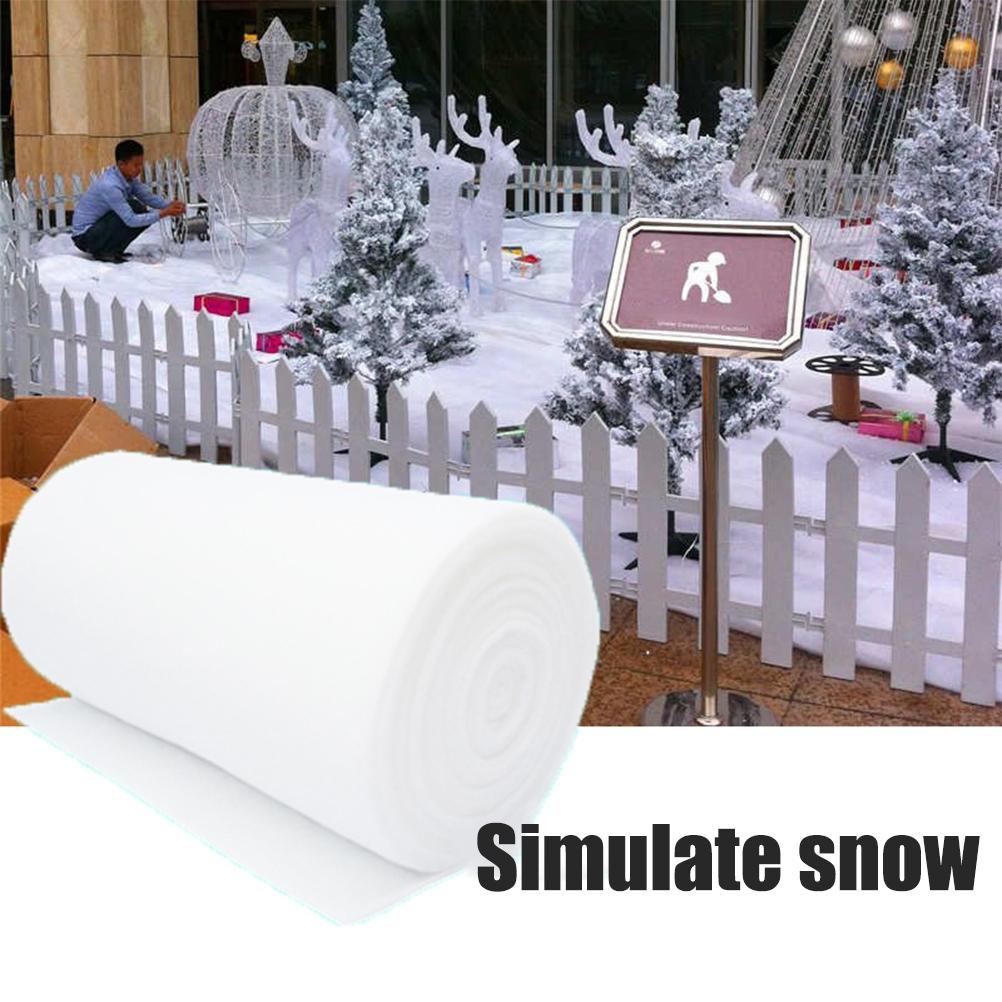 Christmas Snow Cover Blanket Artificial Cotton Blanket for Christmas Tree Skirts Backdrop
