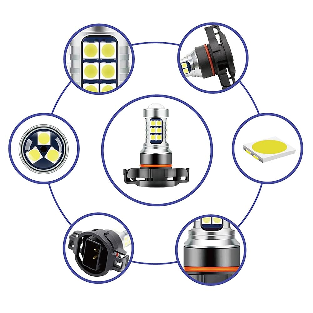 2010 2011 2012 2012 2013 2014 2015 2016 2017 2018 2019 Fog Car Front Fog Lamp (White)