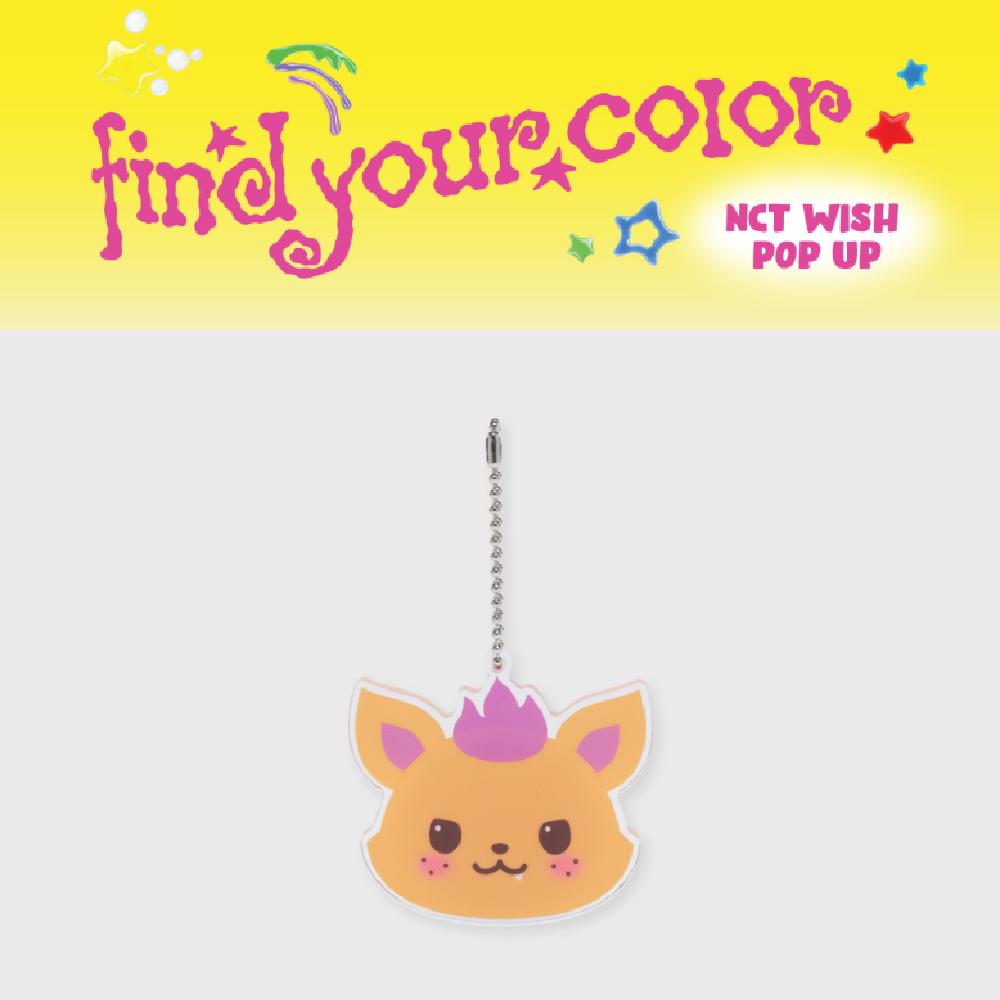 

Предзаказ 2025 NCT WISH POP-UP Найди свой цвет Случайная кукла-пожелание Мини-зеркальце Брелок Random 1ea
