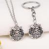 Personalized Hollow Knight Charm Collarbone Chain - Retro Metal with Drip Oil Finish