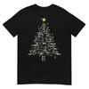 Gun Lover Xmas Tree Second Amendment Enthusiasts Christmas T-Shirt