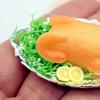 Miniature Roast Chicken Realistic Christmas Roast Chicken On Plate Dolls Accessory Miniature