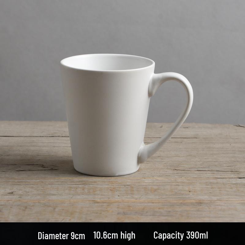 Creative Retro Ceramic Mug - Minimalist Japanese Design with Minor Imperfections