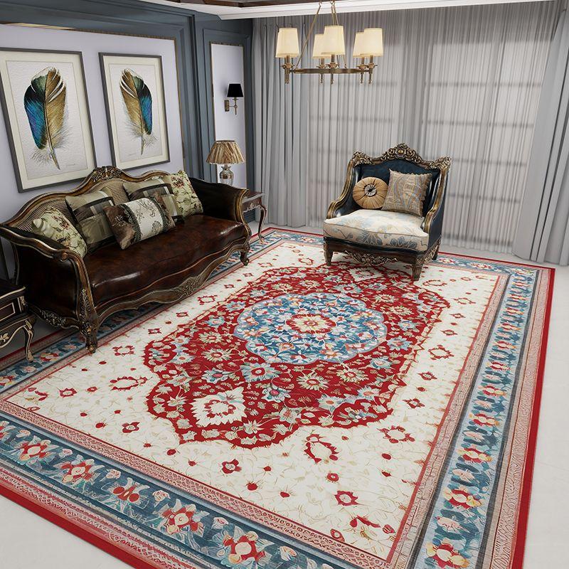 Vintage Teppich Wohnzimmer Teetisch Teppich Europäischer und amerikanischer Luxus High End Persischer Stil Nachttisch Teppich