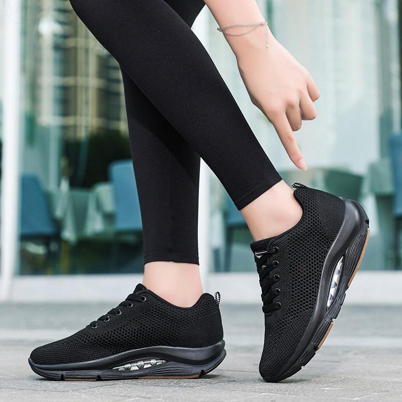 Tenis Women Sneakers Cushion Walking Shoes Breathable Gym Jogging Shoes for Woman Lace Up Platform Sport Shoe Tenes Feminino