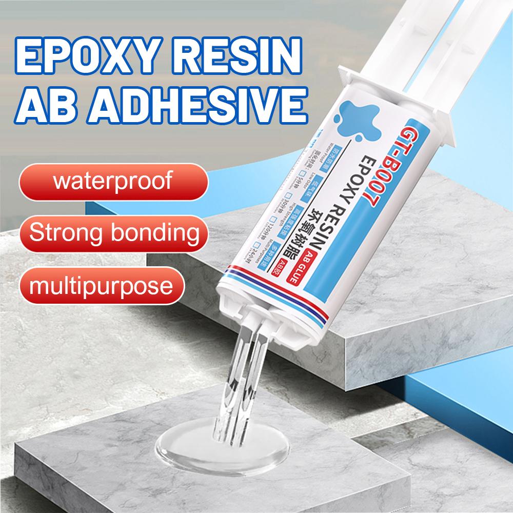 Transparent Epoxy Resin AB Glue 50ML for Wood Metal Ceramic Plastic Repair Fast Curing Strong Adhesive Sealant Home Improvement