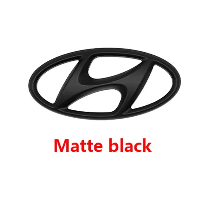 Hyundai Tucson Santa Fe Sonata Elantra Accent Ix35 Ix25 I30 I40 Car Logo Front Rear Emblem Sticker Auto Styling Accessories MM18
