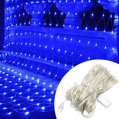 LED Fishing Net Light, Color Light, Net String Light, Flashing Light, Outdoor Waterproof, Christmas Wedding, All-star- Decorative Light
