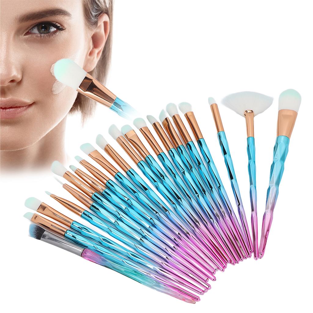 20pcs Makeup Brush Set Professional Foundation Concealer Face Powder Blush Eyeshadow Brushes for Wom