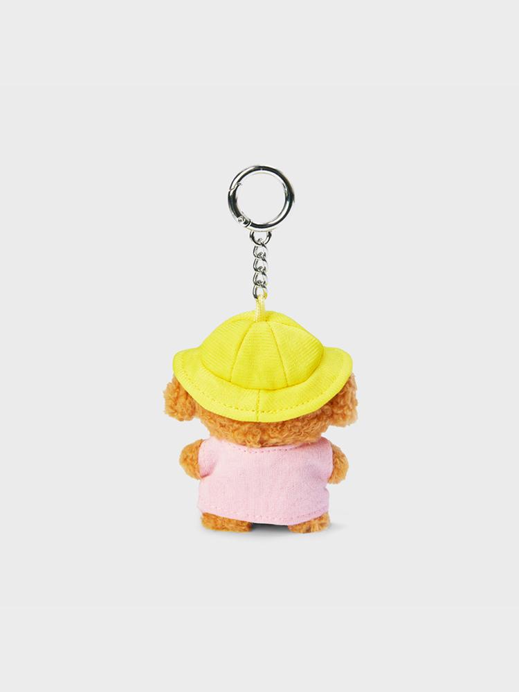 Line Friends Mini Minini School Jjokoni Plush Keychain