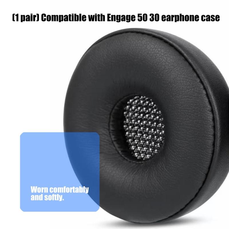 Durability Ear Cushions Easy Installation Excellent Noise reductions Earpads for Engage50/30 for Enhances Audios Experience