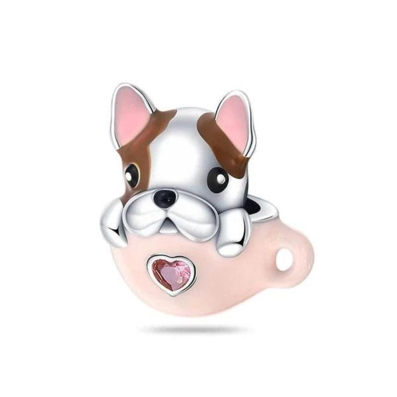 Neueste Kupfer Hund Katze Schnecke Einhorn Pinguin Niedliche Haustier Serie DIY Anhänger Passend für Original Armbänder Schmuck Geschenke für Mädchen