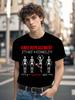 Comfortabel Katoenen T-shirt met Grappige Knievervangingsafbeelding...