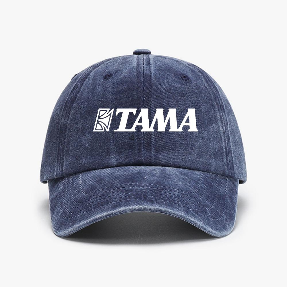 Fashion TAMA Print Drums Unisex Women Cap Heisenberg Casual Washed Distressed Denim Baseball Caps Unisex Adjustable Snapback Hats