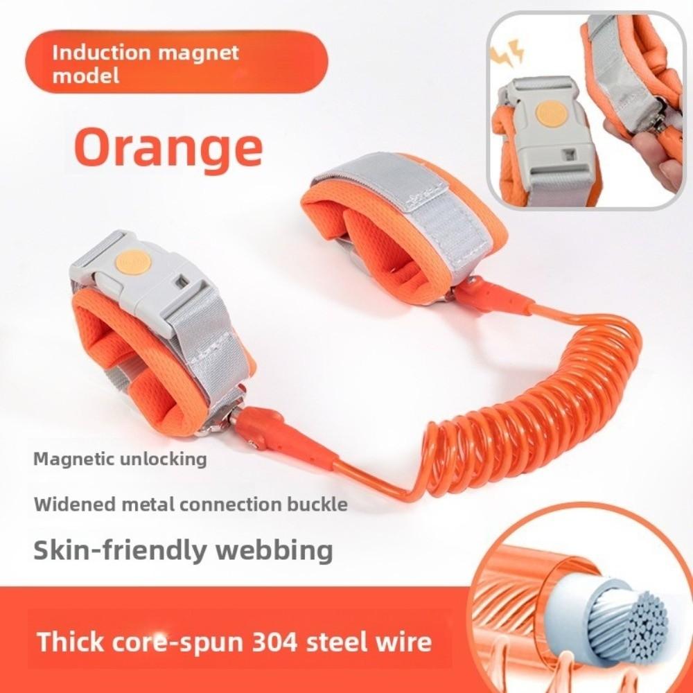 Breathable Baby Traction Rope Adjustable Children Harness Anti-lost Wrist Link Band  Toddler